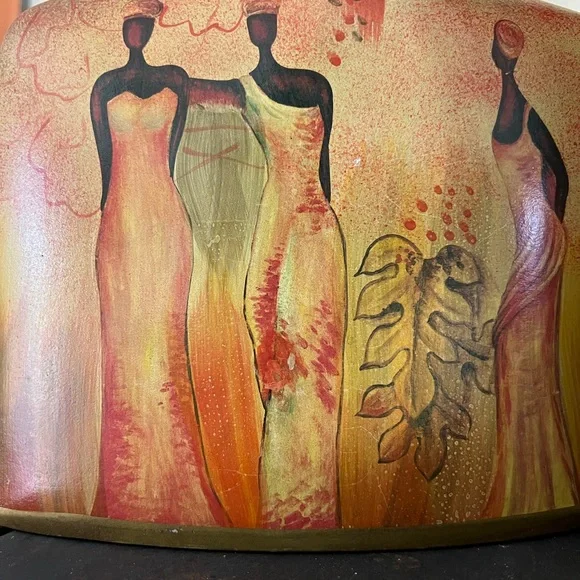 Square Thin Ceramic Decorative Vase - Picture 6 of 10